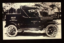 POSTCARD : NEW YORK - LeROY NY - JELLO DELIVERY TRUCK PROMOTIONAL ADVERTISEMENT picture