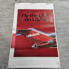 Vintage USAir Travel Poster Advertising Proof 25