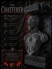 Horror Hellraiser Chatterer Like 5x5 Top Floating Wall Shelf Collectible picture