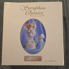 Seraphim Classics Angel of Faith Figurine Dove 2002 Celebration Series Roman Inc picture