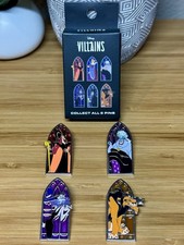 Disney Villains Stained Glass Blind Box Enamel Pin - You Choose picture