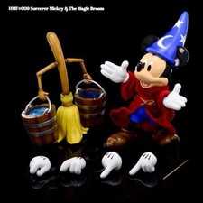 Herocross Disney Sorcerer Mickey and the Magic Broom Hybrid Metal Figuration 009 picture