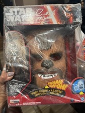Hasbro Star Wars Force Awakens Chewbacca Electronic Mask Figure Disney with COA picture