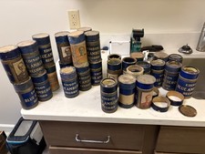 Antique Thomas Edison Blue Amberol Records Phonograph Collection Of 17 picture