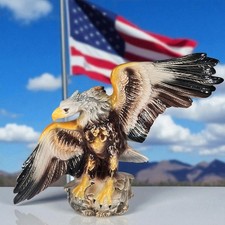 RARE Barsottini Bald Eagle Whiskey Decanter 1970 Ltd. Ed. Vino Rosso 1976 BANFI picture