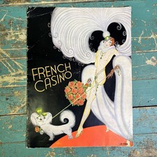 French Casino New York Supper Club Menu 1935-1936 Wine & Aperitifs List picture