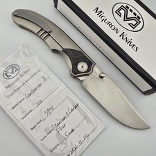 Miguron Centurion II Folding Knife S90V Titanium Carbon Fiber Frame Lock picture