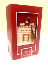LENOX 2014  Christmas Ornament. “Bless Our Home” Porcelain In Original Box picture
