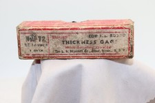 Starrett No. 72 Thickness Gage With Box EDP 50330 .010