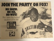 Roc Fox Tv Series Print Ad Advert Charles S Dutton Tpa3 picture