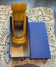 NOS Unused Vintage Ever-Ready 129R Travel Shaving Brush Set Bakelite Badger -box picture