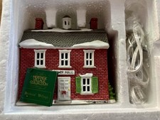 Vintage Dept 56 New England Village Brick Townhall Retired: New picture