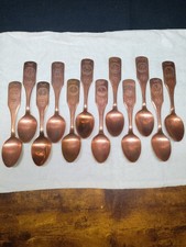 11 Vintage 1776-1976 Bicentennial 13 Original Colonies Commemorative Spoons picture