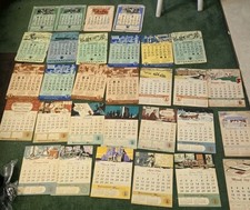 Master Archive 30pc VTG 1930s-1950s International Paper Co Calendar Printing... picture
