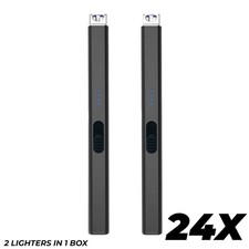 FIGHTSENSE (24PC) Electric Candle Lighter USB Rechargeable Windproof Plasma picture