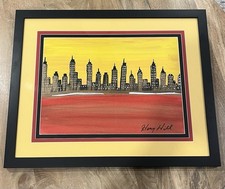 Framed Henry Hill Canvas Painting Goodfellas Signed By Henry Hill Signed picture