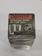NEW 100 Jagermeister COASTERS Official Shot Of The NHL Hockey ~ NOS Bar Mancave  picture