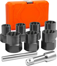 9PCS Bolt Extractor Kit Heavy Duty, 1/2