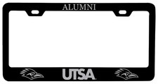 UTSA Road Runners Alumni Engraved Metal License Plate Frame picture