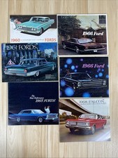 VTG Lot Of 6 Ford Dealer Brochures 1960 1961 1965 1966 1968 Falcon picture