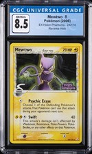 2006 EX HOLON PHANTOMS REVERSE HOLO #24 MEWTWO CGC 8.5 picture