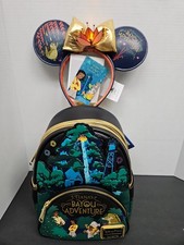 Disney Parks Tiana's Bayou Adventure Loungefly Backpack With Light Up Ears picture