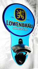 LOWENBRAU BREWERY  Wall-Mounted Bottle Opener Sign #04a - New picture