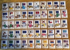 Vintage 1975 RAINBO BREAD Know Your 50 States Card Full Set Bel-Art Advertising picture