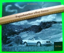 2000 MERCEDES BENZ 500SL / 600SL V-12 DLX USA 48-pg COLOR CATALOG Brochure XLNT+ picture
