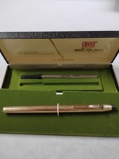 Vintage Cross Classic Century 12K gold filled Soft Tip Pen-#6604-GE Logo-Refill picture