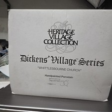 Vintage Dept 56 Dickens' Village Series WHITTLESBOURNE CHURCH #58211 Retired  picture