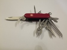 Wenger Master Pocket Swiss Army Knife Scissors Locking Blade 85mm Pliers Saw picture