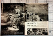 Vintage 1930s-40s US Vacations Grand Canyon Yellowstone Mackinac Island Magazine picture