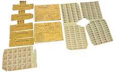 Original WWII War Ration Book 3 & Stamp Sheet Lot – Franklin, Tennessee picture