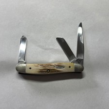 Vintage CASE XX Knife 1994 STAG STOCKMAN 5318 SS POCKET KNIFE Super Nice Stag picture