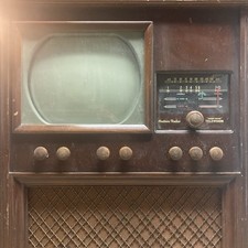 Tested Antique 1940s Andrea Radio VK12 “Sharp Focus” Television Radio Art Deco picture