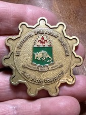 Rare Numbered 1st Battalion 35th Armor Regiment Task Force Conqueror Coin picture