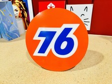 HANDMADE Union 76 Gas Station Sign On 10” Gloss White Acrylic  picture