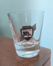 Detroit Shot Glass, Pewter with Raised Emblem picture