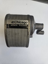 Vintage Brrol Chicago APSCO Wall or Desk Mount Classroom Pencil Sharpener picture