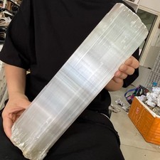 7LB Natural transparent selenite crystal fiber gypsum rod shaped specime3.35 picture