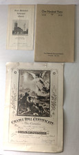 First Methodist Episcopal Church Gloversville, NY -100 Years Program plus extras picture