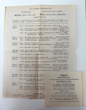 1933 Chicago Worlds Fair Century of Progress Art Institute Lecture Program picture