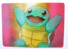 VINTAGE VIZ VIDEO POKEMON VIDEO PROMO HOLOGRAM SQUIRTLE CARD PIKA-0023D/DVD 1998 picture
