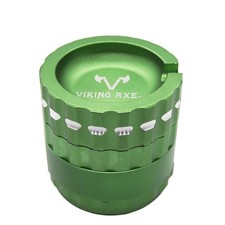 2.5'' 4 Parts Viking Axe Toothless Mortar Plus Pestle Grinder green Color picture