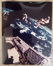 NASA: EDWARD H WHITE, SPACEWALK, original silver print picture
