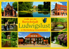 Vintage Postcard Ludwigslust Bahnhof Germany Schloss And Gardens picture