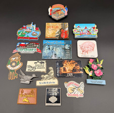 Vintage Souvenir Refrigerator Magnet Lot of 16 Harley Davidson Wyoming Branson picture