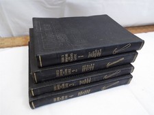 Set Audels Carpenter & Builder's Guide vol 1-4 1923 Woodworking Manual Gold Edge picture