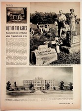 1953 Effingham Illinois Hospital Fire Aftermath Fern Riley Magazine Page picture